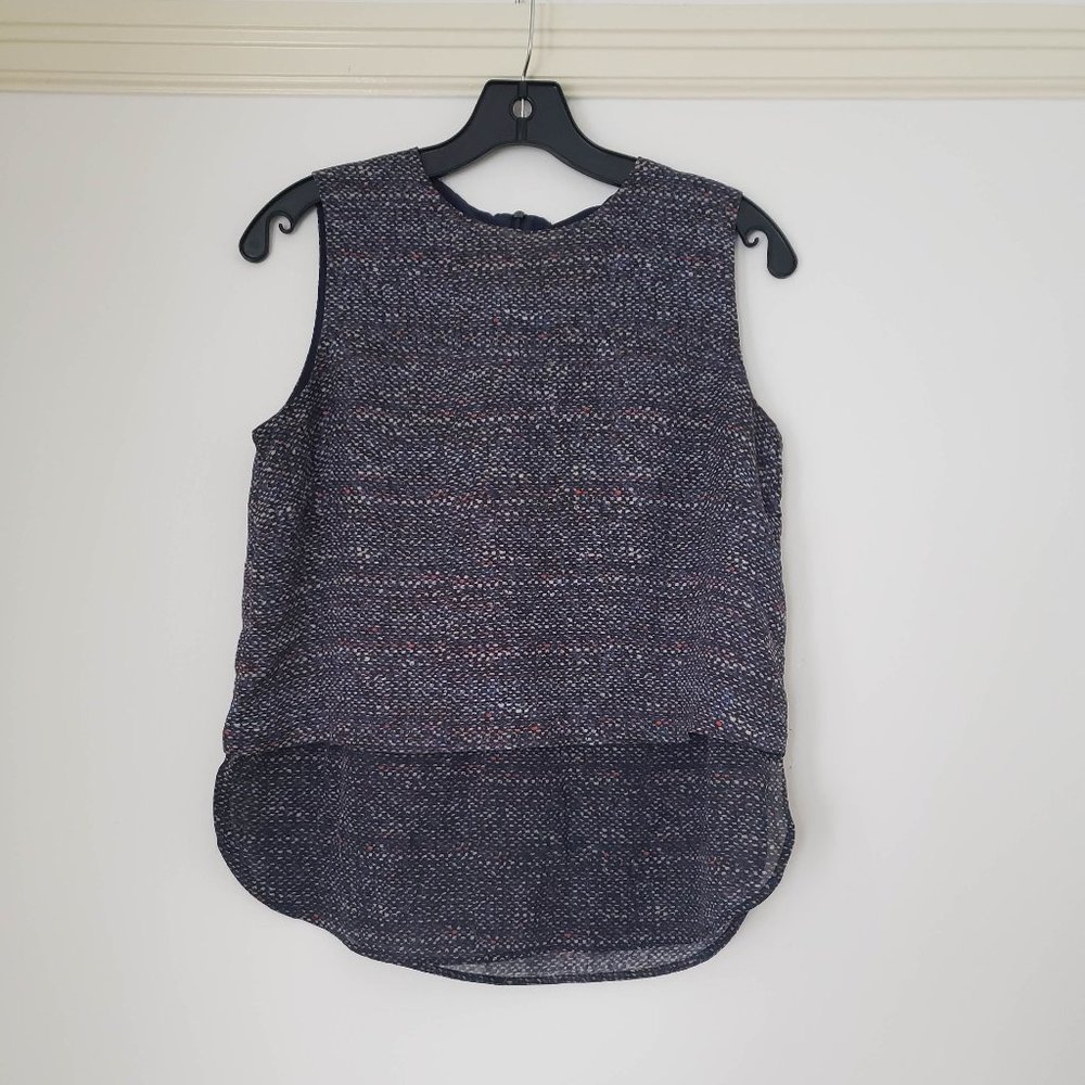 Theory Hodal Silk Layered Tank - Picture 2 of 3